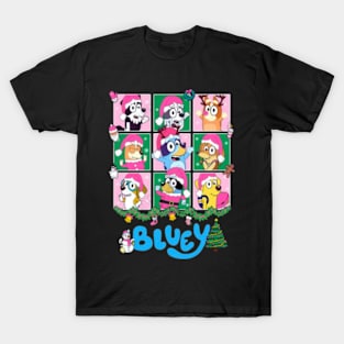 bluey cristmas T-Shirt